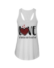 1st Grade Teacher Ladies Flowy Tank tile