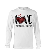 1st Grade Teacher Long Sleeve Tee tile