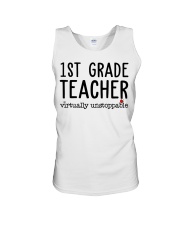1st Grade Teacher Unisex Tank tile