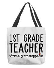 1st Grade Teacher All-Over Tote tile