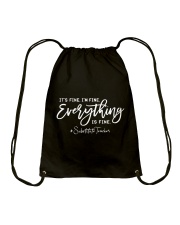 Substitute Teacher Drawstring Bag tile