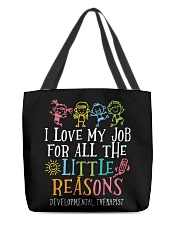 Developmental Therapist All-Over Tote tile