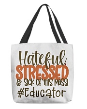 Educator All-Over Tote tile