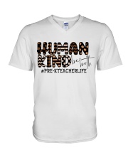 Pre-K Teacher V-Neck T-Shirt tile
