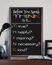 Before you speak think is it 11x17 Poster lifestyle-poster-2