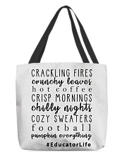 Educator All-Over Tote tile