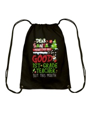 1st Grade Teacher Drawstring Bag tile