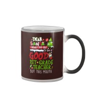 1st Grade Teacher Color Changing Mug tile