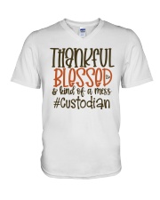 Custodian V-Neck T-Shirt tile