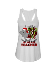 1st Grade Teacher Ladies Flowy Tank tile