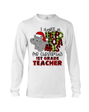 1st Grade Teacher Long Sleeve Tee tile