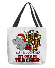 1st Grade Teacher All-Over Tote tile