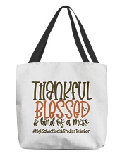 High School Social Studies Teacher All-Over Tote tile