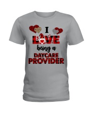 Daycare provider Ladies T-Shirt tile