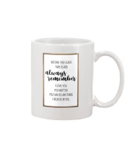 Before you leave this class Mug tile