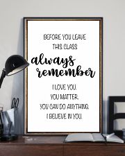 Before you leave this class 11x17 Poster lifestyle-poster-2