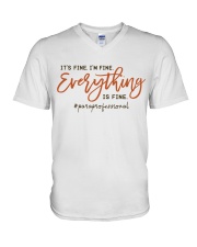 Paraprofessional V-Neck T-Shirt tile