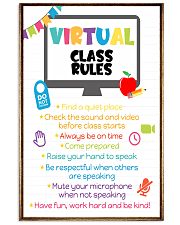 Virtual Class Rule 11x17 Poster front