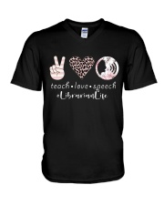 Librarian V-Neck T-Shirt tile
