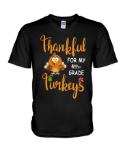 4th Grade V-Neck T-Shirt tile