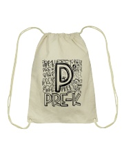 Pre-K Typography Drawstring Bag tile
