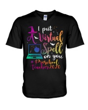 Preschool Teacher V-Neck T-Shirt tile
