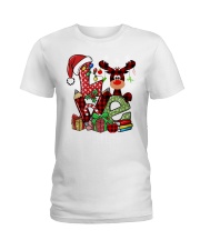 Speech Language Pathologist - SLP - Christmas Ladies T-Shirt tile