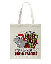 Pre-K Teacher Tote Bag tile