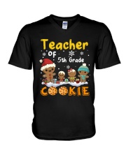 5th Grade Teacher V-Neck T-Shirt tile