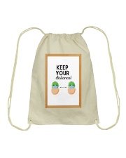 Catus - Keep your distance Drawstring Bag tile
