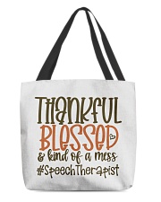 Speech Therapist All-Over Tote tile