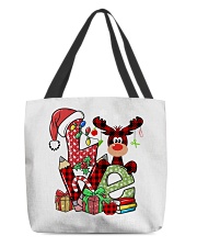Speech Pathologist - Christmas All-Over Tote tile