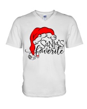 Santa favorite V-Neck T-Shirt tile
