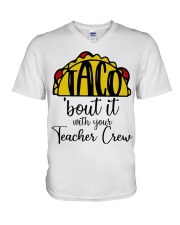 Teacher V-Neck T-Shirt tile