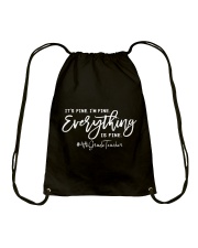 4th Grade Teacher Drawstring Bag tile