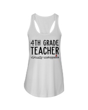 4th Grade Teacher Ladies Flowy Tank tile