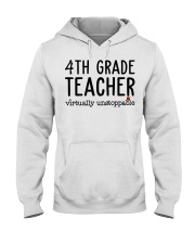 4th Grade Teacher Hooded Sweatshirt tile