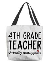 4th Grade Teacher All-Over Tote tile