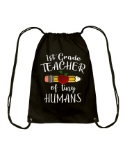 1st Grade Teacher Drawstring Bag tile