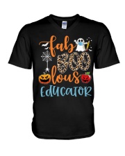 Educator V-Neck T-Shirt tile