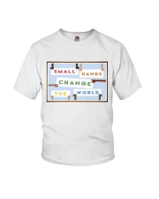 Small Hands Change The World 2 Youth T-Shirt tile