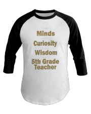 5th Grade Teacher Baseball Tee tile
