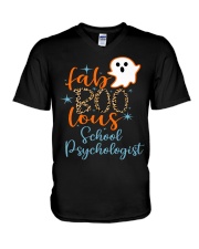 School Psychologist V-Neck T-Shirt tile