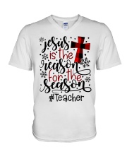 Teacher V-Neck T-Shirt tile