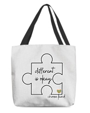 Different is okay - Choose kind All-Over Tote tile