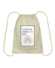 Be the reason for a smile 02 Drawstring Bag tile