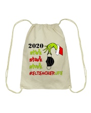 EL Teacher Christmas Drawstring Bag tile