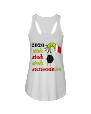 EL Teacher Christmas Ladies Flowy Tank tile