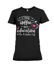 Pre-K Teacher Premium Fit Ladies Tee tile