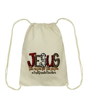 3rd Grade Teacher Drawstring Bag tile